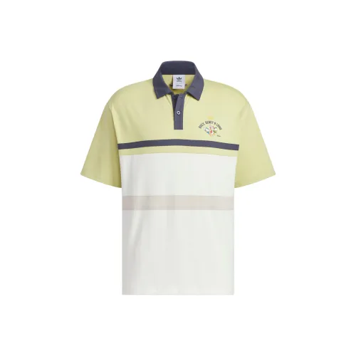 Adidas x Disney Поло Унисекс Золотисто-белый