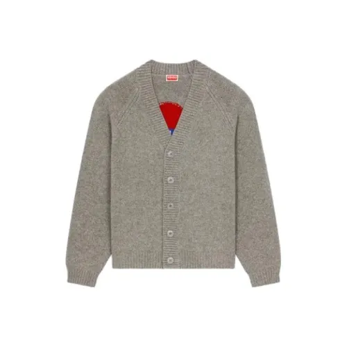 KENZO Pearl Gray Men's Knitwear KENZO Жемчужный Серый Мужской Трикотаж