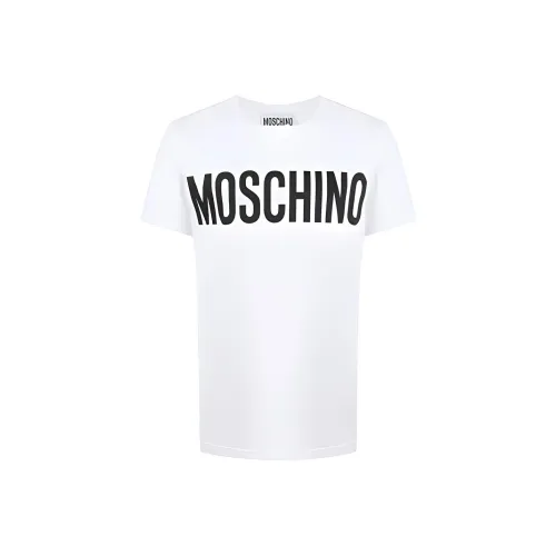 MOSCHINO Белая Мужская T-Рубашка