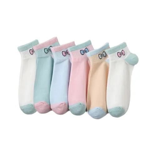 WEIYAFEI Низкие носки женские упаковка из 6 пар