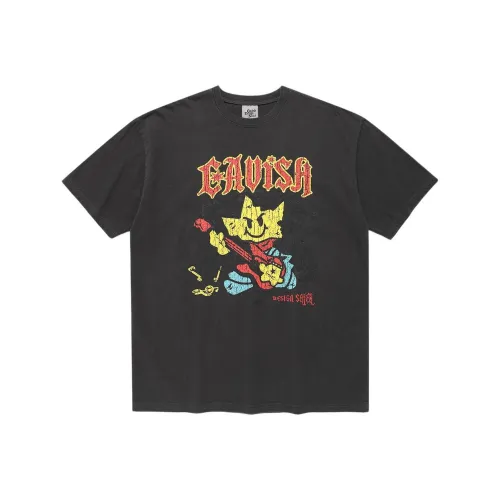 Cavish Design Seller T-Shirt Мужской Угольный Черный