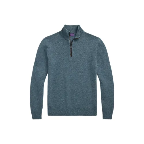 Ralph Lauren Purple Label Кашемировый свитер мужской синий