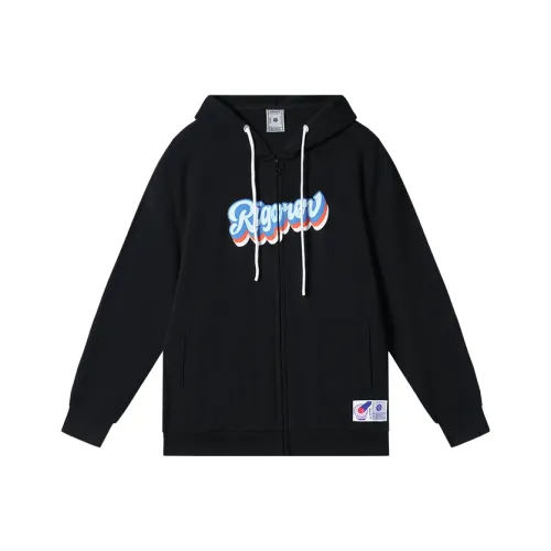 RIGORER Открытая планка с капюшоном трикотажная ткань топ спортивный унисекс