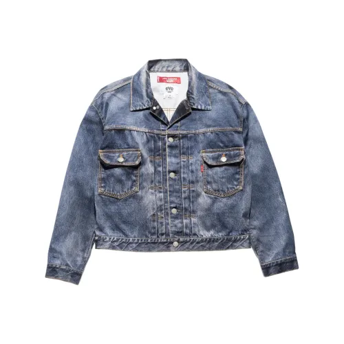 JUNYA WATANABE Синий Унисекс Джинсовые куртки