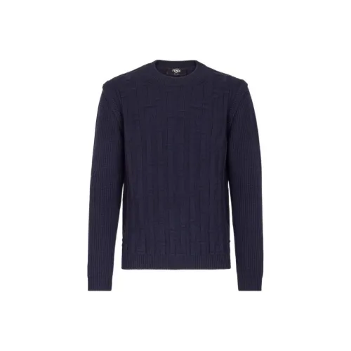 FENDI Синие Мужские Свитера