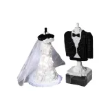 Русалка Свадебное Платье Световое Издание + Бизнес Костюм [Комбинация]