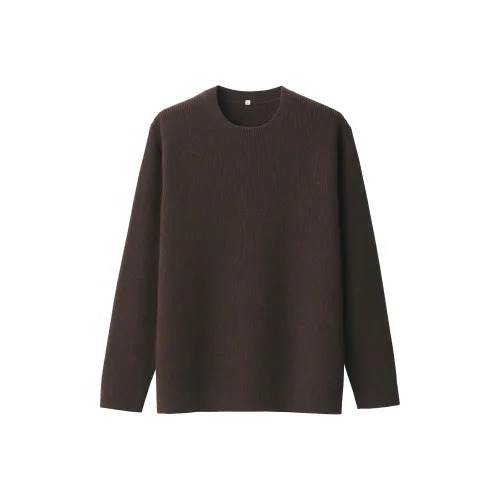 MUJI LABO Series Свитер Мужской Темно-Коричневый