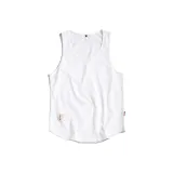 Белый с принтом фигуры, ярлык