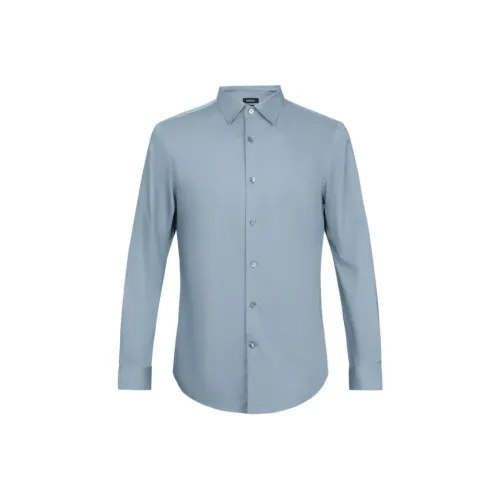 DIKENI Светло-синие мужские рубашки