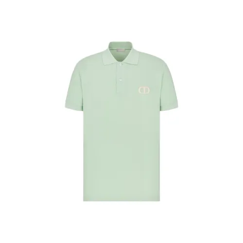DIOR Light Green Мужская Поло