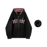 Кардиган черного цвета с флисовой подкладкой