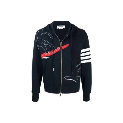 THOM BROWNE Blue Men's Jackets  
THOM BROWNE Синий Мужские Куртки