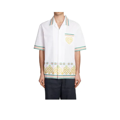 CASABLANCA Белые Мужские Рубашки