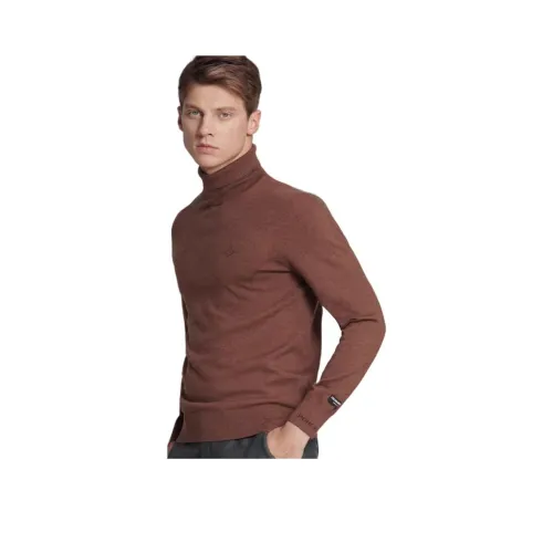 JODOLL Свитер Мужской Светлый Кофейный