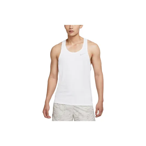 nike Бег Майка Мужская Белая
