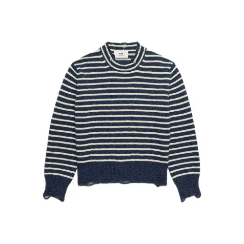 AMIPARIS Designer Collection Лазурный Синий Слоновая Кость Унисекс Свитера