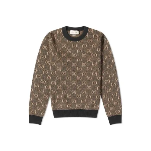 GUCCI Коричневые Мужские Свитера