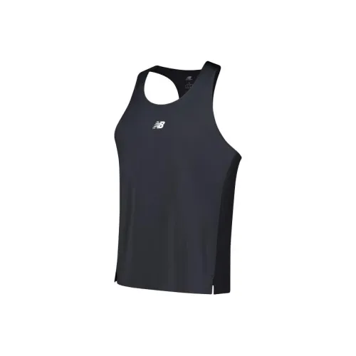 New Balance Бег Майка Мужская Черная