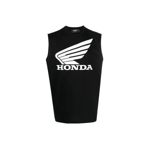 DSQUARED 2 Мужские черные майки