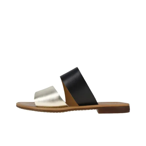 GEOX Устойчивые к истиранию Слипоны Женские Черный Золото