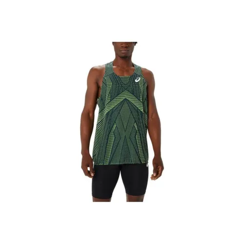 ASICS Blue Men's Tank Tops ASICS Синий Мужские Майки