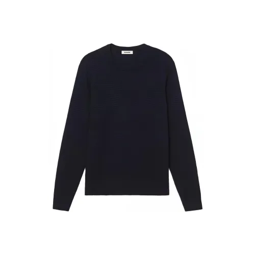 Sandro Кашемир Свитер Мужской Темно-синий
