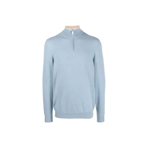 FEDELI Светло-синие мужские свитера