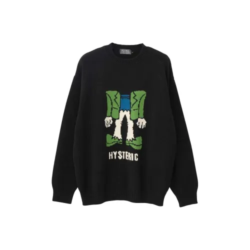 HYSTERIC GLAMOUR FW24 Свитер Мужской Черный