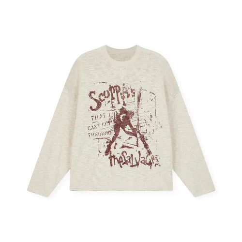 THE SALVAGES FASHION CLUB Длинный рукав Свитер Унисекс Абрикос