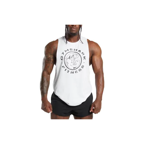 GYMSHARK Белый Мужские Майки