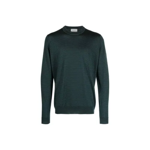 JOHN SMEDLEY Свитер Мужской Зеленый