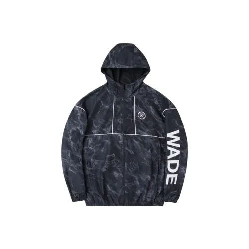 LINING Куртка Мужская Стандартная Черная С Принт