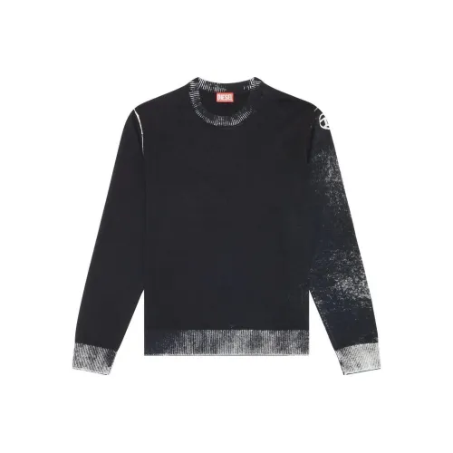 DIESEL Черные Мужские Свитера