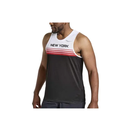 Saucony Секундомер Черный Мужские Майки