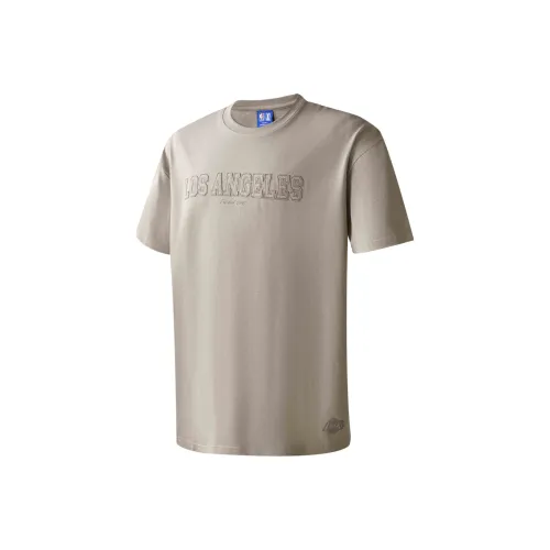 NBA Lakers CAMEL Белый Унисекс T-рубашки