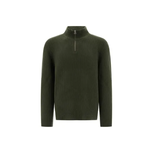 A.P.C Зеленые Мужские Свитера