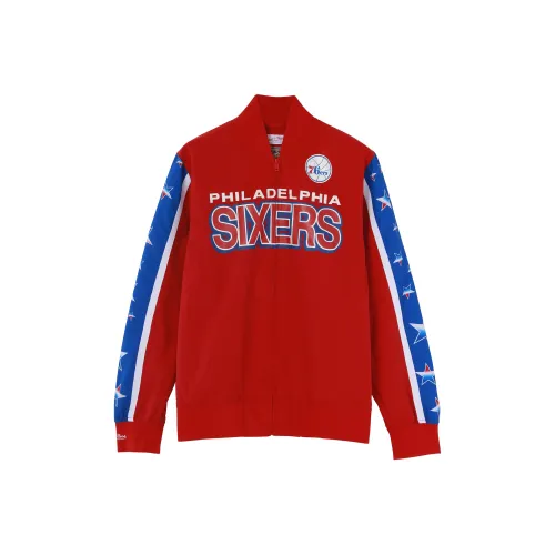 Mitchell Ness Красный Унисекс Куртки