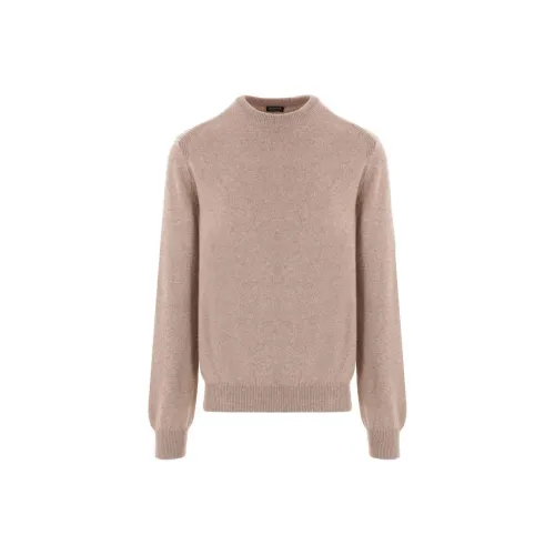 Ermenegildo Zegna Светлый Бежевый Мужские Кашемировые Свитера