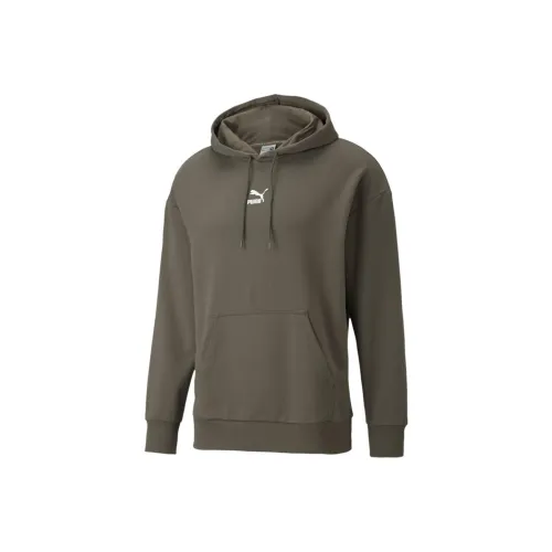 PUMA Толстовка Мужская Оливково-зеленая