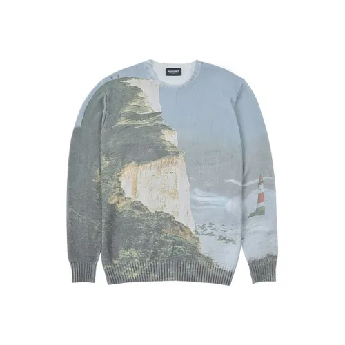 PLEASURES Светло-синий Унисекс Трикотаж