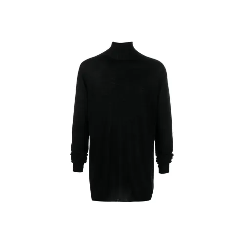 RICK OWENS Черные Мужские Свитера