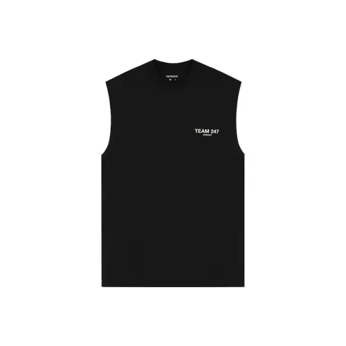 REPRESENT Мужские майки черного цвета