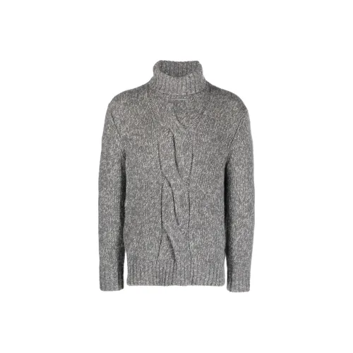 BRUNELLO CUCINELLI Серый Мужской Свитера