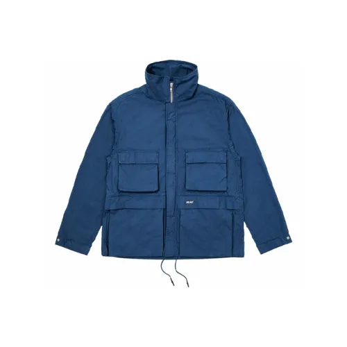 Дворцово-синие унисекс куртки