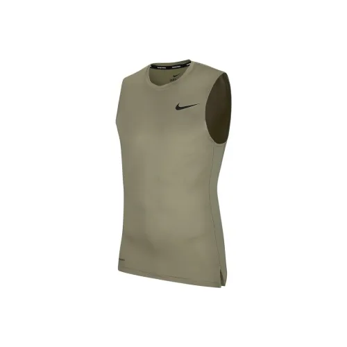 Nike Gray Green Men's Tank Tops Nike Серый Зеленый Мужские Майки