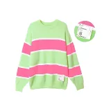 Зелёный Розовый Полосы