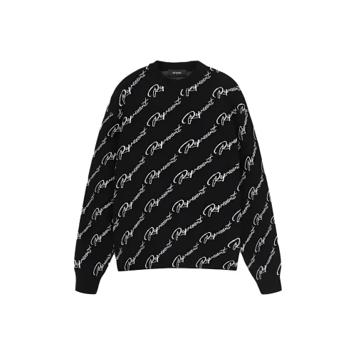 REPRESENT Черные Мужские Свитера