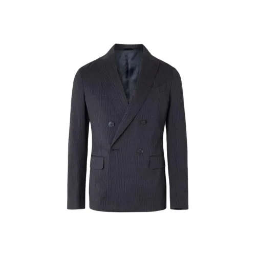 AMANI Бизнес-костюм пальто мужской синий