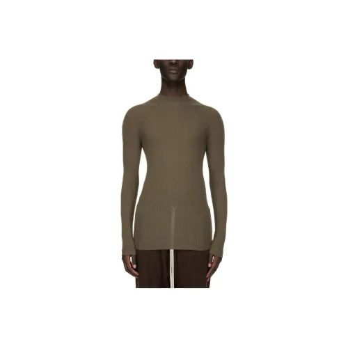 RICK OWENS совместный бренд Серый Мужской Трикотаж