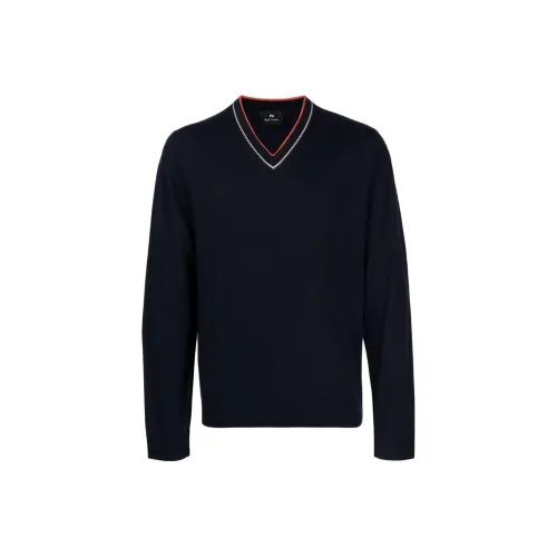 Paul Smith Морской синий Мужские Свитера